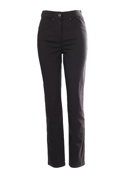Seleste Minimalist Yüksek Bel Kadın Pantolon - Regular Fit - Günlük & Ofis Siyah