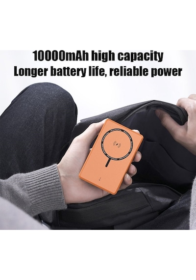 10.000mah Lcd Ekranlı Standlı Powerbank ,20w Hızlı Şarj, Usb-c Giriş/çıkış, Telefon Tutuculu Taşınabilir Şarj Cihazı-1659 Siyah