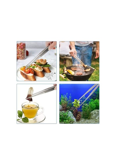 Masterchef Et Cımbızı Maşa Pişirme Çelik Maşa 30cm Profesyonel Şef Cımbızı