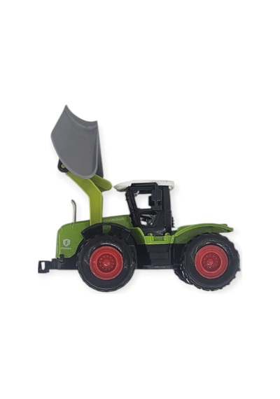 Farm Mini Oyuncak Traktör - 14 Cm Kar Küreme Ve Dozer Bıçaklı Çiftlik Aracı