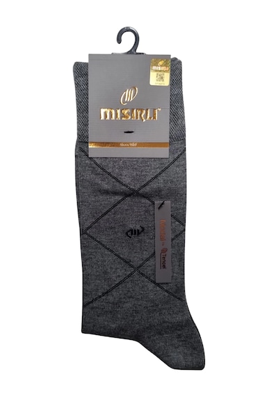 Moda Dua Mısırlı 61052 Erkek Modal Tencel Desenli Soket Çorap ÇoK Renkli