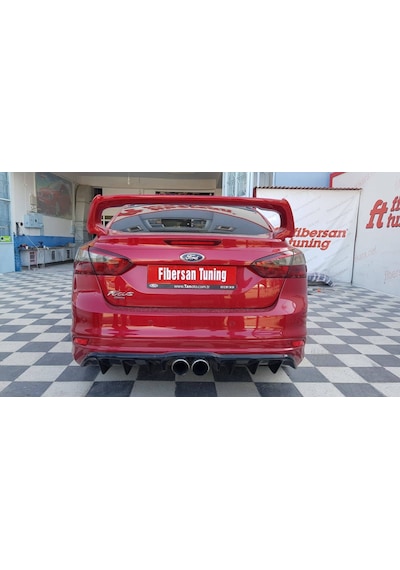 Ford Focus 3 Sedan Arka Tampon Eki------fibersan Tuning