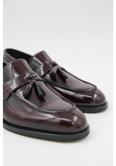New Bota 10741 Erkek Klasik Ayakkabı - Bordo-bordo