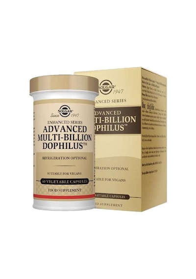 Solgar Multi-Billion Dophilus 60 Kapsül | Probiyotik Mikroorganiz