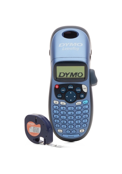 Dymo Letratag Etiketleme Makinesi + Kağıt Şerit Etiket 12 MM x 4 M