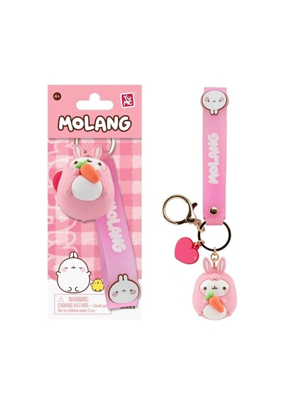 Yume Toys Molang Animal Kostüm Anahtarlık Pembe 16220