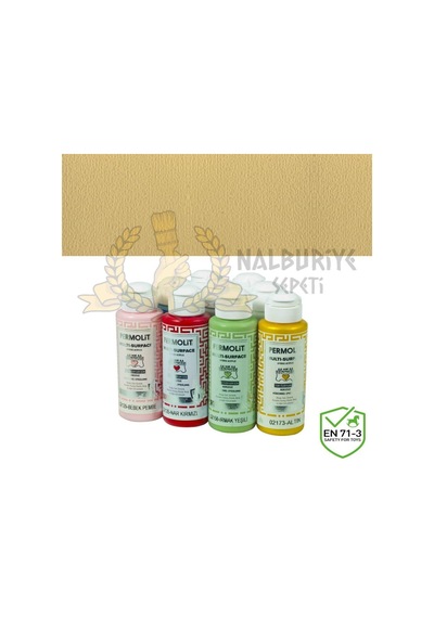 Permolit Multi-Surface Akrilik Hobi BoyasıAçık  Sarı 120 Ml.