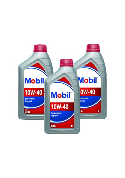 Mobil 10W-40 Yarı Sentetik Motor Yağı 3 x 1 L