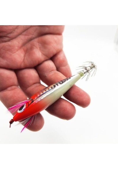 Kalamar Avcısı 10g 7cm Fosforlu Zoka Yapay Yem Kalamar Oltası İçin