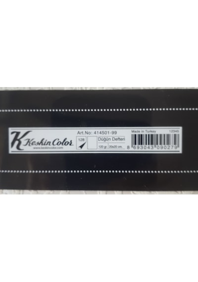 Düğün Defteri 20 Cm X 20 Cm 128 Yaprak 120 Gramaj Kağıt Krem R