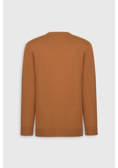 AC&Co / Altınyıldız Classics Erkek Camel Yünlü Dikişsiz Sıcak Tutan Standart Fit Normal Kesim Bisiklet Yaka Armürlü Triko Kazak CAMEL AC&Co / Altınyıldız Classics Erkek Camel Yünlü Dikişsiz Sıcak Tutan Standart Fit Normal Kesim Bisiklet Yaka Armürlü Triko Kazak CAMEL