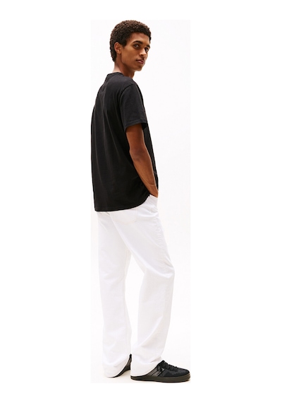 Tommy Hilfiger Tommy Jeans Erkek Siyah Bisiklet Yaka T-shirt Siyah