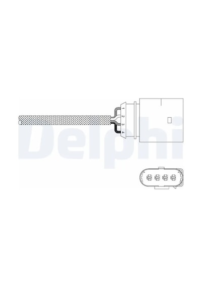 Audi A3 Oksijen Sensoru 1.6 1997-2003 Aeh Akl Apf Delphı Es2033812b1