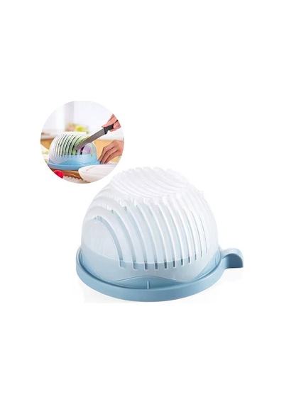 Sunup Sn-27136 Pratik Meyve Sebze Salata Dilimleyici Kesici Mavi