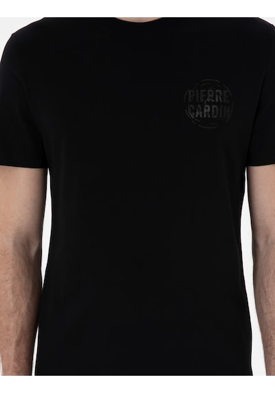 Pierre Cardin Erkek Siyah Tişört 50302599-vr046 Siyah