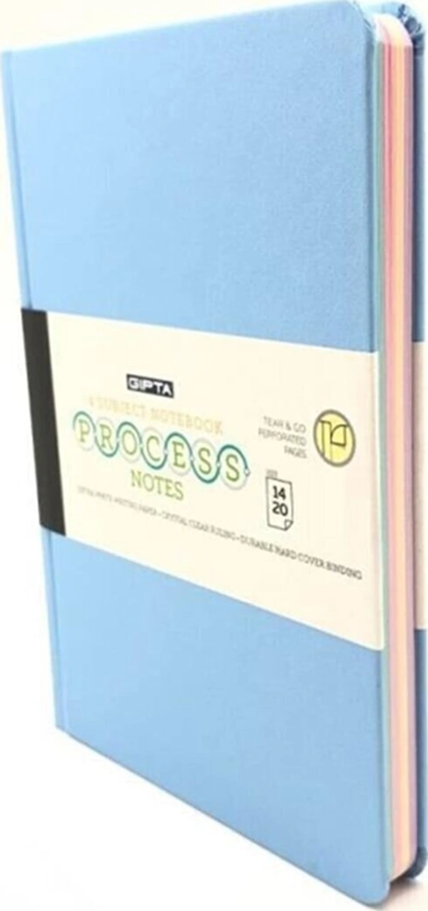 Process Iplik Dikiş Sert Kapak Defter 14 20 160 Yaprak Kareli