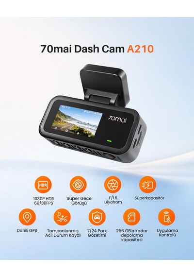 70mai Dash Cam A210 Ön Kamera