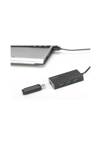 Digitus Da-70240 Usb 3.0 4 Port Usb Çoklayıcı Mat Siyah