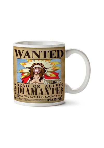 Wanted Diamante Anime Aranıyor İki Tarafı Baskılı Kupa Bardak Çok Renkli