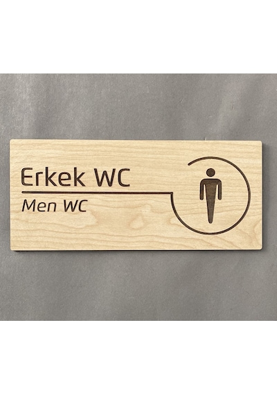 Meşe Serisi Natural WC Yönlendirme Seti