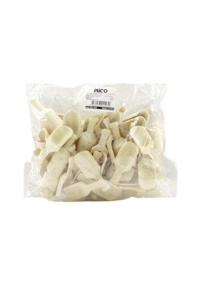 İbico İ22-404 Kürek Baharat 2.5cm Kaşık Ahşap Bambu - 50'li Paket Diğer