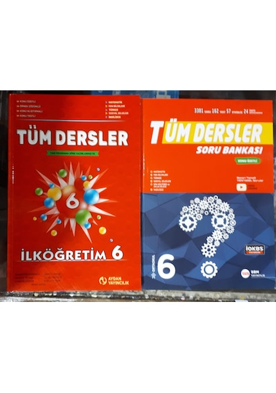 6.Sınıf Tüm Dersler Konu Aydan Yayınları+Soru Sbm Yayınlar