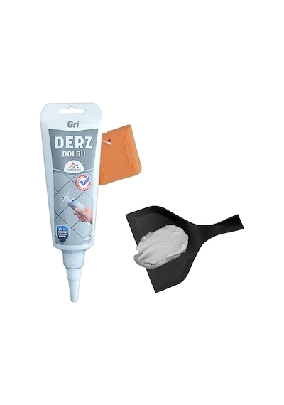 Fixon Home Derz Tamir Dolgusu Gri Renk 400g, Hazır Derz Dolgusu,