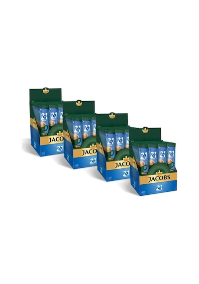 Jacobs 2'si 1 Arada Karışım Kahve 160 Adet 40'lı Kutu x 4