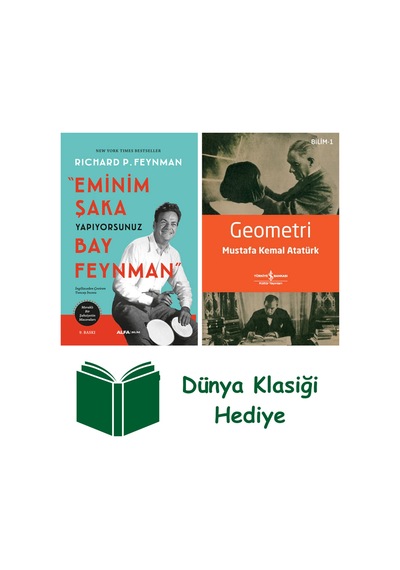 Eminim Şaka Yapıyorsunuz Bay Feynman + Geometri + Dünya Klasiği Hediye