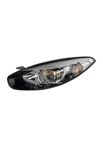 Far Sol Mercekli Siyah Çerçeveli Motorlu Renault Fluence 2013 202295