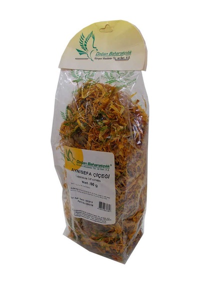 Aynısefa Çiçeği Portakal Nergisi Çiçeği Doğal Calendula 50 Gr Paket