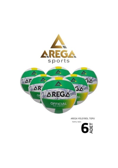 6 Adet Arega Voleybol Antrenman Topu Tvb-40151 002 Beyaz
