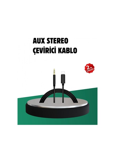 Apple Apple iPhone Uyumlu Lightning 3.5mm Aux Adaptör Kablo Stereo Ses Aktarım