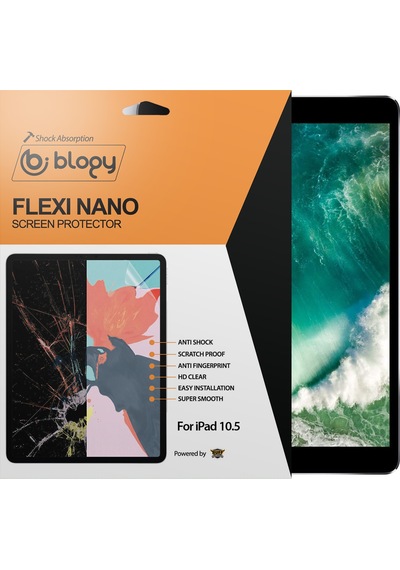 Blogy Apple Uyumlu iPad  10.5 Flexi Nano Ekran Koruyucu