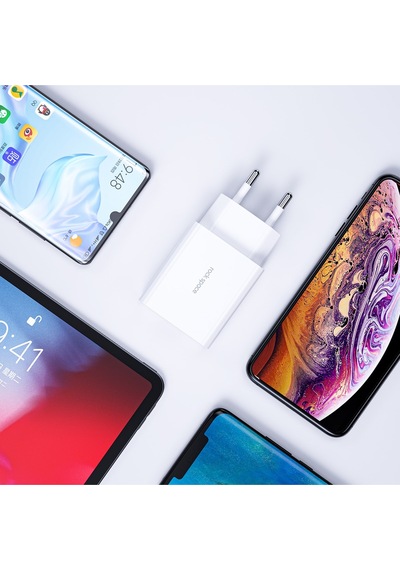 Hızlı Şarj Cihazı Beyaz 5v / 2.4a Çift Usb Çıkışlı