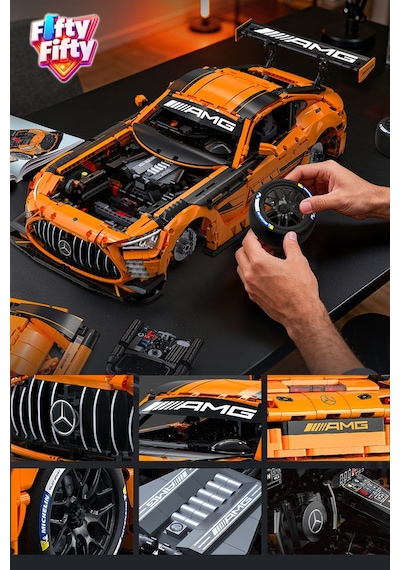 Cada Master 1:8 Mercedes-amg Gt3 C64008w 5466 Parça Premium Yarış Aracı Yapım Seti -ffc64008w-5466p