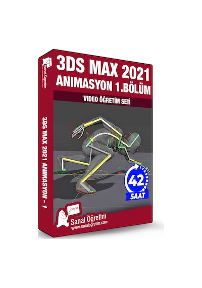 3DS Max 2021 Animasyon 1.Bölüm Video Ders Eğitim Seti