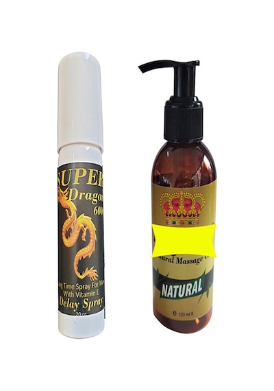 Bonie 1 Adet Dragon Gecktr Sprey + Erotik Masaj Yağı