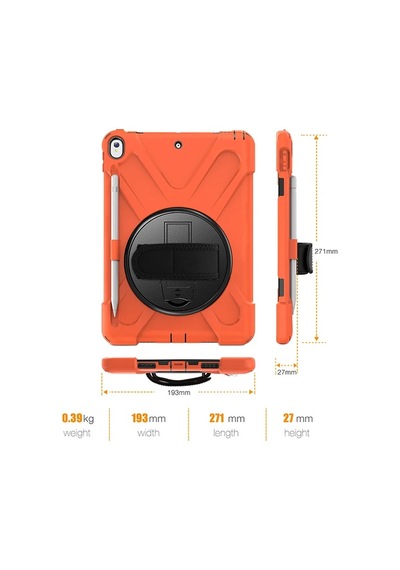 iPad Uyumlu Pro 10.5 Air10.5 2019 Kalem Yerli Standlı Zırh Kılıf Shockproof Case- 5775