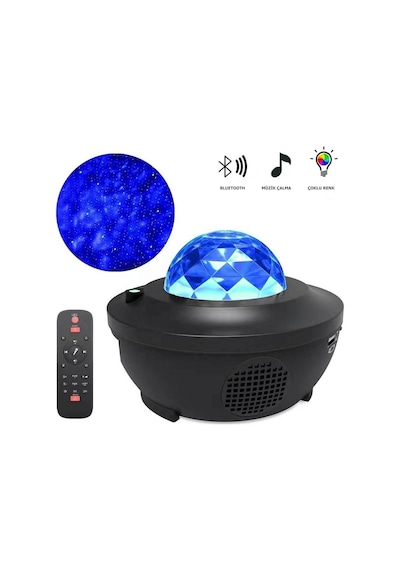 Zenon Smart Starry Light-Blth+Müzik+7 Farklı Ambians Projektör