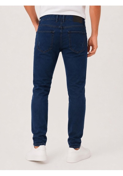 Classics Men Black Wood Erkek Slim Fit Jean Pantolon 7751 Lacivert