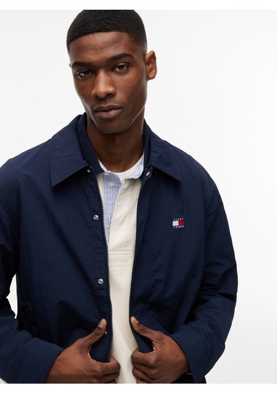 Tommy Hilfiger Tjm Cıty Lıfe Coach Jacket Erkek Mavi Mont - Dm0dm22733