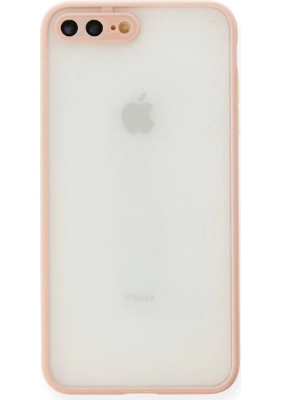 Apple, Uyumlu iPhone 7 Plus Kılıf Montreal Silikon Kapak - Pembe
