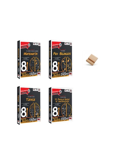 Yargı Lgs 2027 8. Sınıf Matematik Fen Türkçe Ve İnkılap Fasikül Akıllı Defter 4lü Set + Telefon Standı