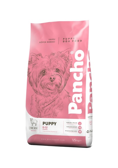 Pancho Kuzu Etli Puppy Yavru Köpek Maması 15 KG