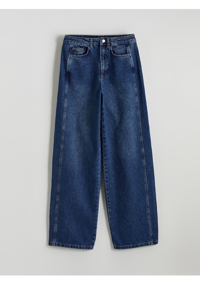 Lcw Studıo İndigo Baggy Fit Kadın Jean Pantolon