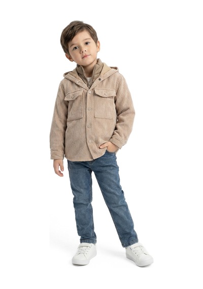 Xo Kids Erkek Çocuk Alt Üst Takım 3-8 Yaş 2760 Bej