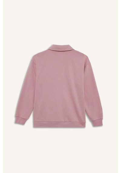 Defacto Regular Fit Polo Yaka İçi Yumuşak Tüylü Kalın Sweatshirt Tunik F3085ax25wnbr277 Bordo-br277 Defacto Regular Fit Polo Yaka İçi Yumuşak Tüylü Kalın Sweatshirt Tunik F3085ax25wnbr277 Bordo-br277