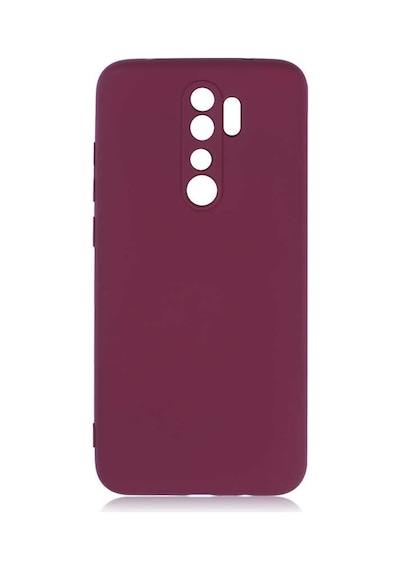 Noktaks - Xiaomi Uyumlu Xiaomi Redmi Note 8 Pro - Kılıf İçi Kadife Koruyucu Mara Lansman Kapak - Koyu Mor