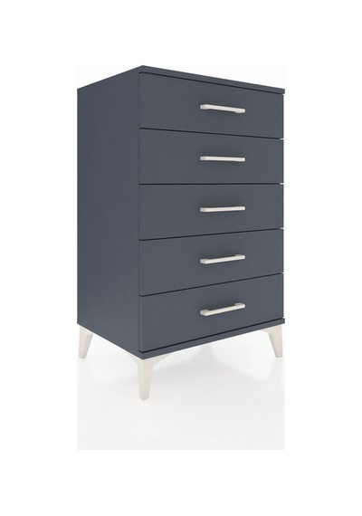 Hyperion Komodin 5 Çekmeceli 60x44x96 Antrasit-antrasit Antrasit